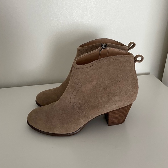Suede Leather Ankle Boots - Picture 6 of 7